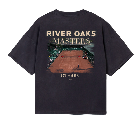 RIVER OAKS MASTERS BOX TEE (VINTAGE BLACK)