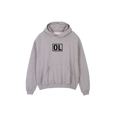 OL Hoodie Oversized Logo (Concrete grey)