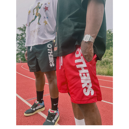 Race Logo Nylon Shorts