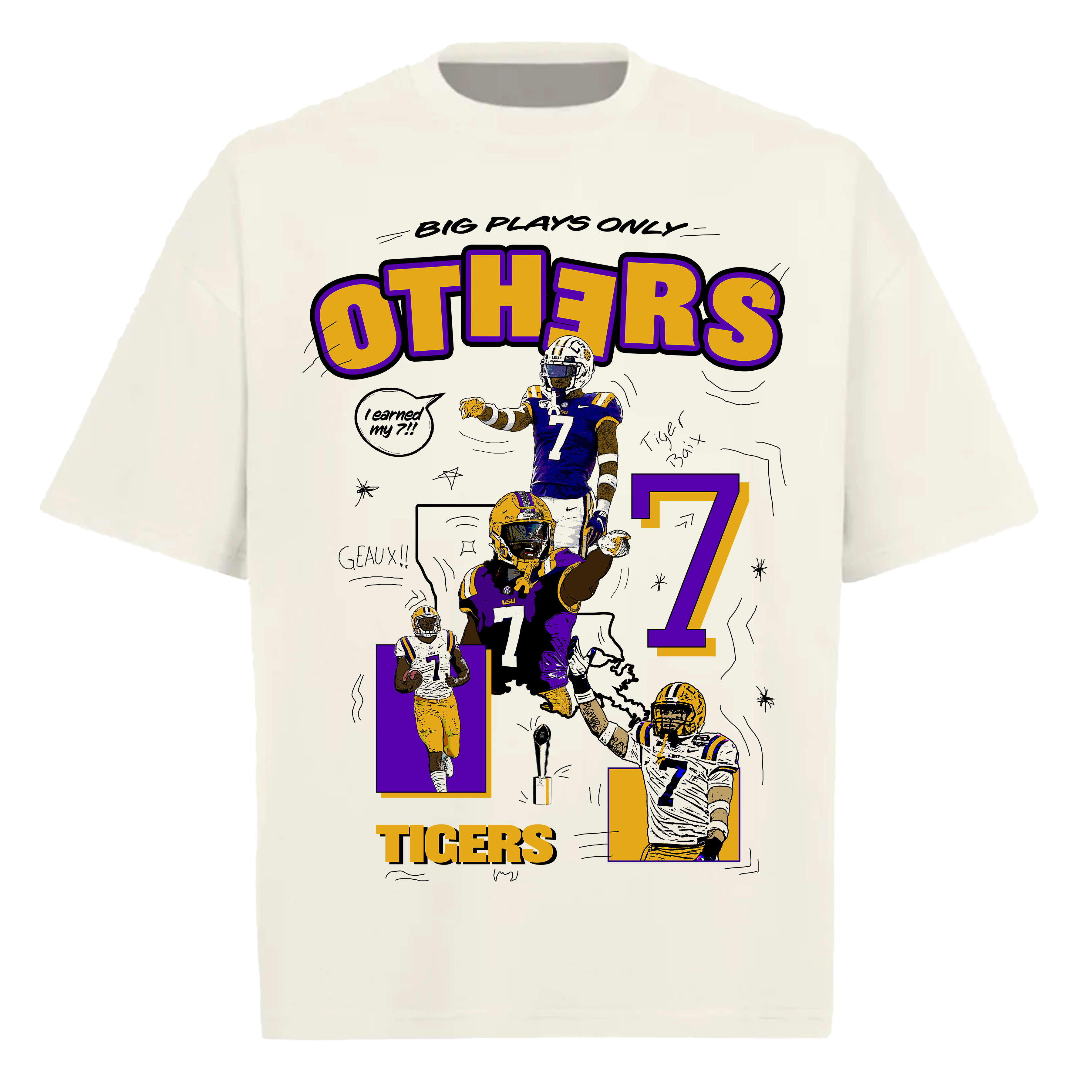 BIG 7 Tee Vintage White