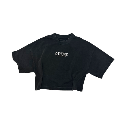 Lifestyle Logo Crop Top (vintage Black)