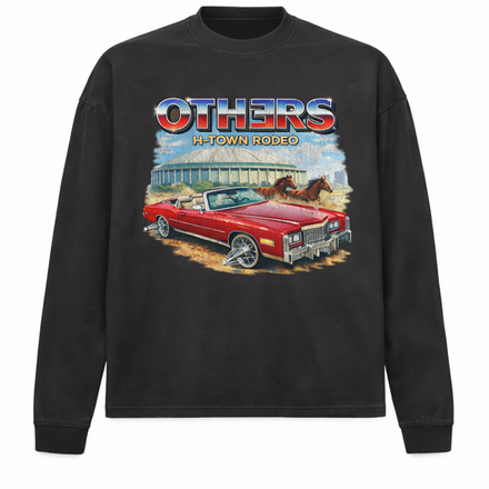 Rodeo Culture Box Long Sleeve T Shirt (vintage black)